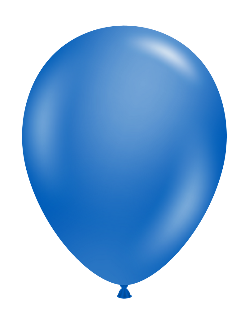 11" Pearl Metallic Blue Tuftex Latex Balloons (100 Per Bag)