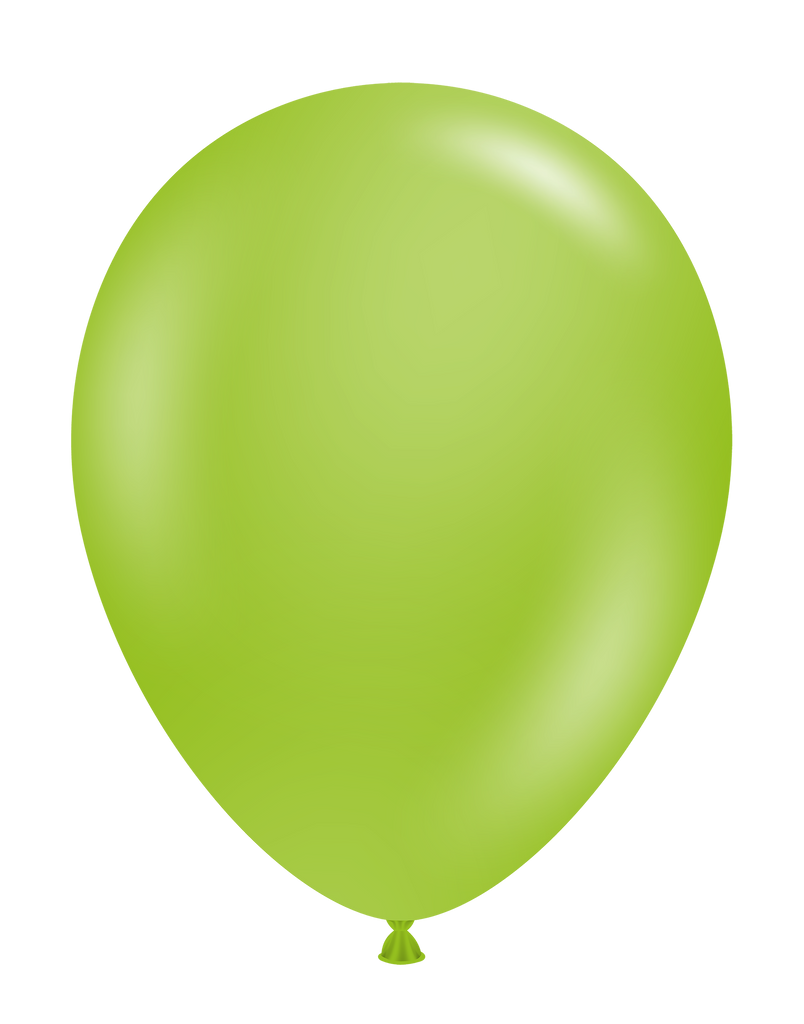 5 Inch Tuftex Latex Balloons (50 Per Bag) Lime Green