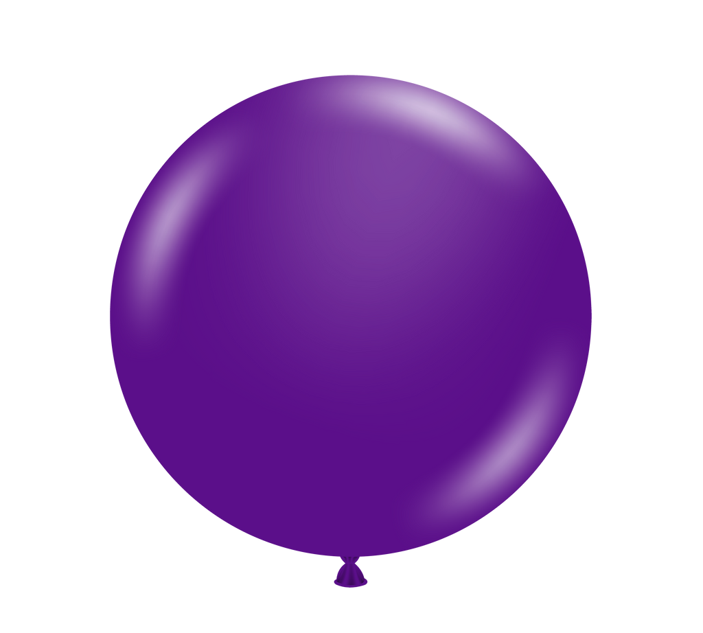 36" Plum Purple Tuftex Latex Balloons (2 Per Bag)