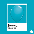 Tropical Teal Swatch Pioneer Qualatex Latex Balloons 