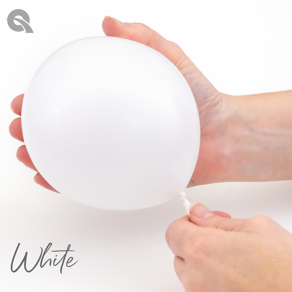 White Hand Pioneer Qualatex Latex Balloons 