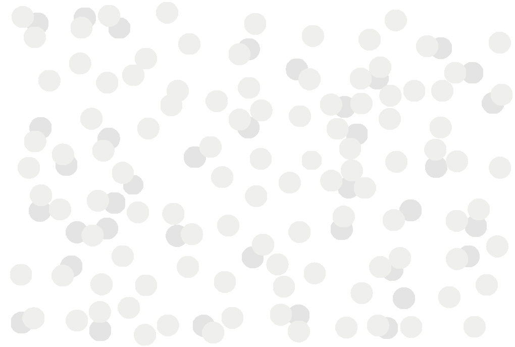 Tissue Paper Balloon Confetti Dots Dots White