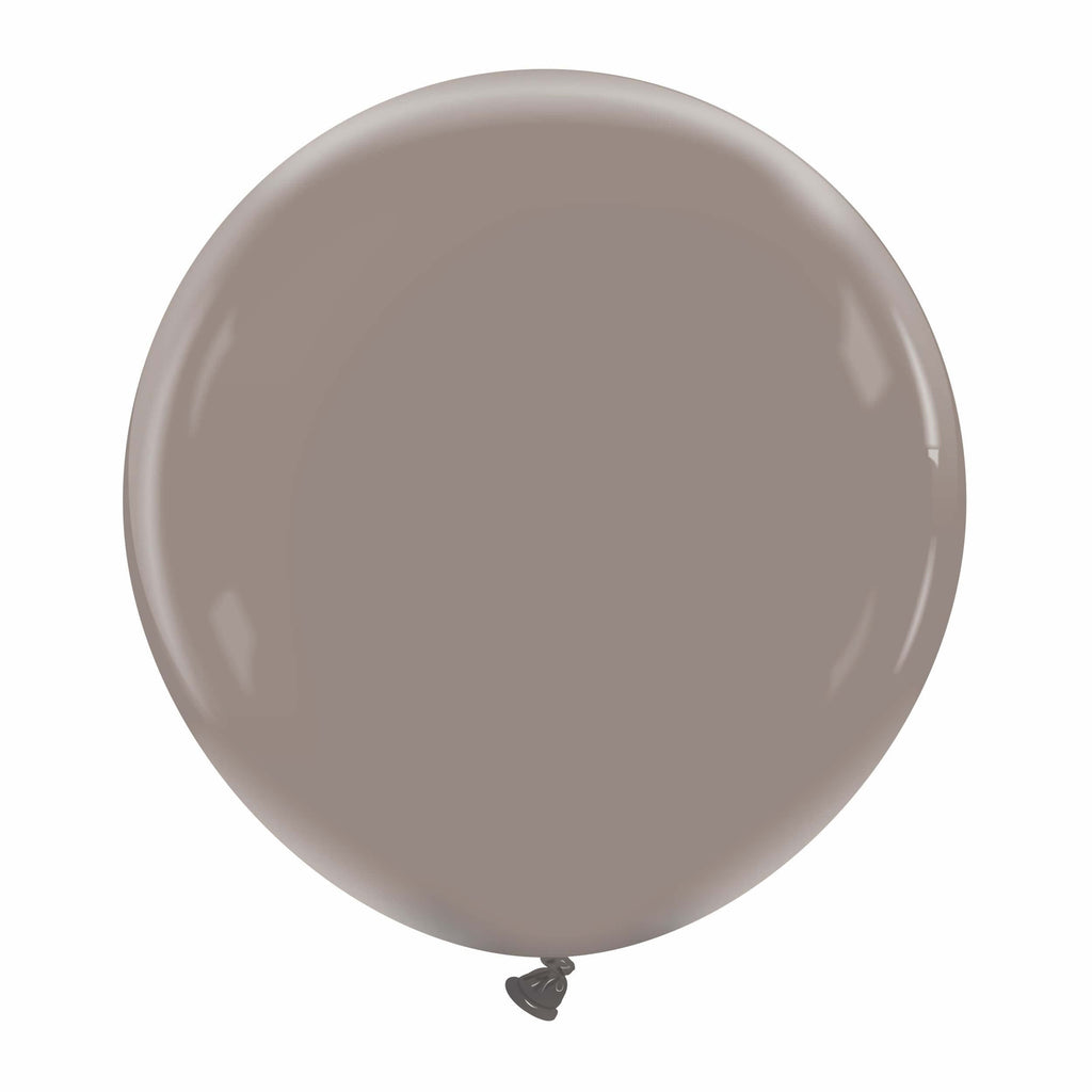 24" Cattex Premium Lead Grey Latex Balloons (1 Per Bag)