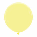 24" Cattex Premium Lemon Cream Latex Balloons (1 Per Bag)