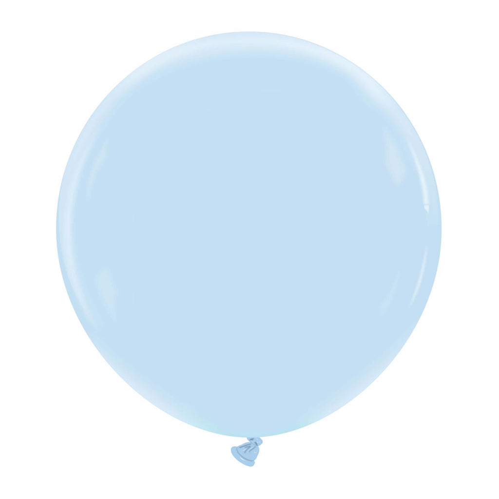 24" Cattex Premium Maya Blue Latex Balloons (1 Per Bag)