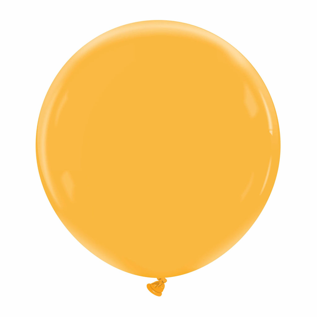 24" Cattex Premium Tangerine Latex Balloons (1 Per Bag)