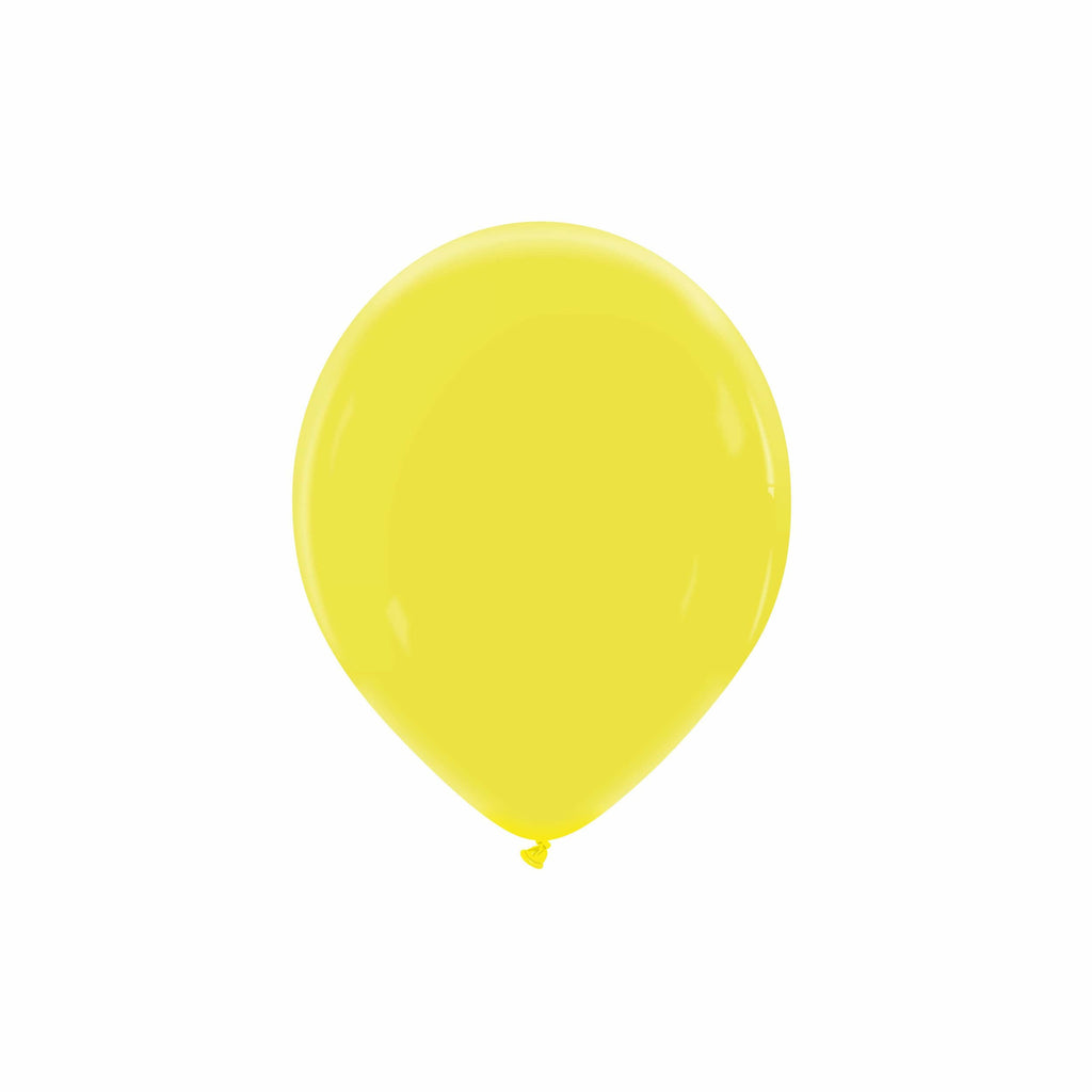 5" Cattex Premium Lemon Latex Balloons (100 Per Bag)
