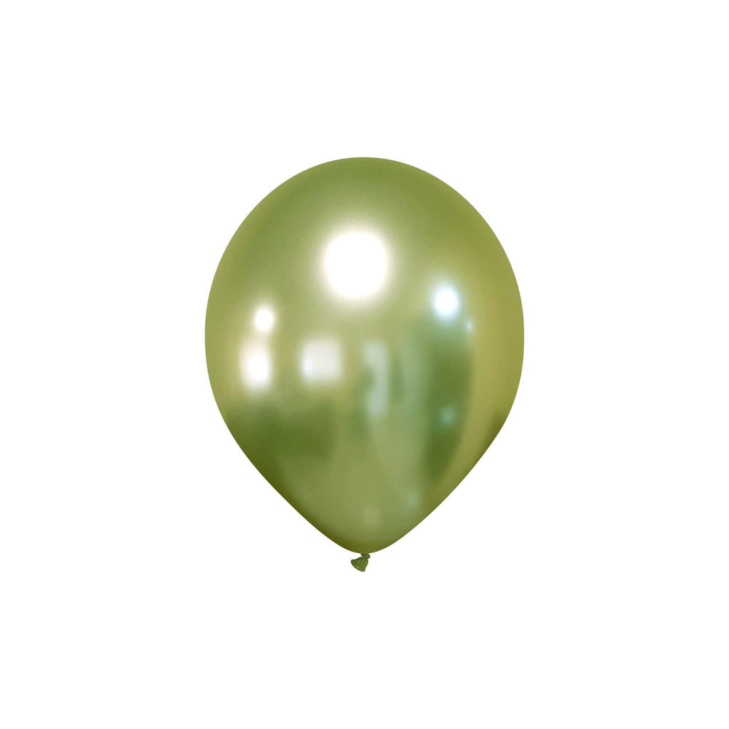5" Cattex Titanium Lime Green Latex Balloons (100 Per Bag)