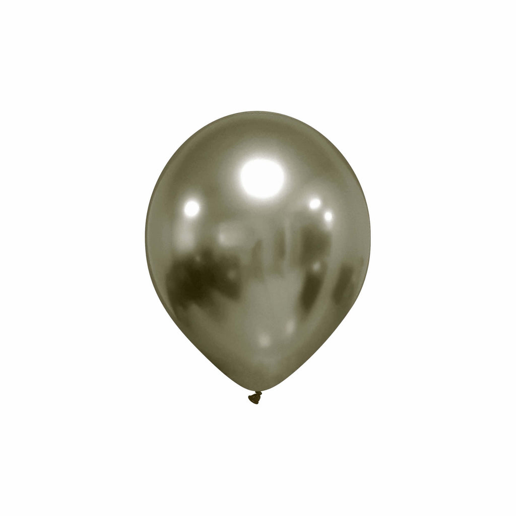5" Cattex Titanium Mercury Latex Balloons (100 Per Bag)