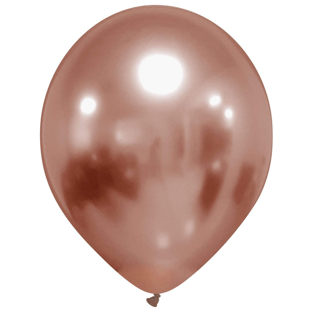 13" Cattex Titanium Rose Gold Latex Balloons (50 Per Bag)