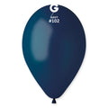 12 inch gemar latex balloons bag of 50 standard navy