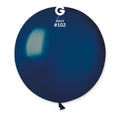 19 inch gemar latex balloons bag of 25 standard navy