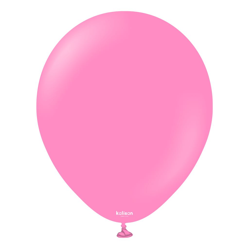 18 Inch Kalisan Balloons Latex Standard Queen Pink 25 Pack