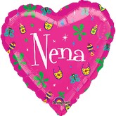 18" Heart Mex Nena Balloon (Spanish)