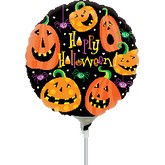 4" Airfill Only Trick Or Treat Spiders Balloon