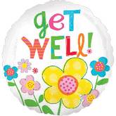 32" Get Well Daisy Jumbo Balloon