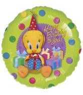 18" Tweety Birthday Gifts Balloon