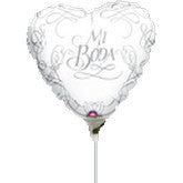 9" Airfill Only Mi Boda Balloon (Spanish)