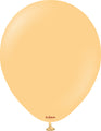 12" Kalisan Latex Balloons Standard Peach (50 Per Bag)